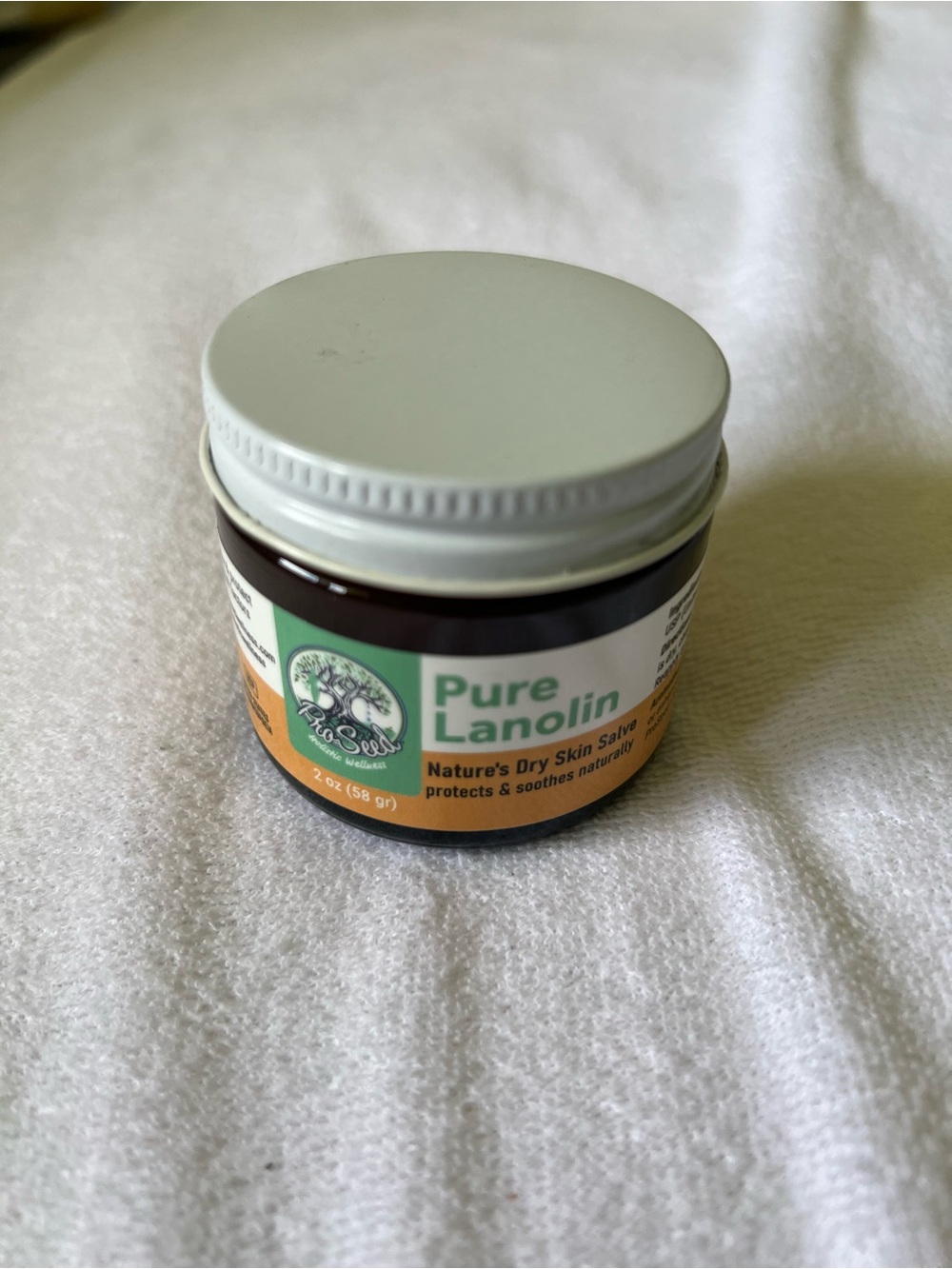 Lanolin Skin Salve Moisturizer - Brown Jar